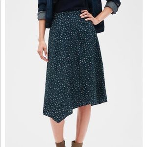 Banana Republic Asymmetrical Midi Skirt